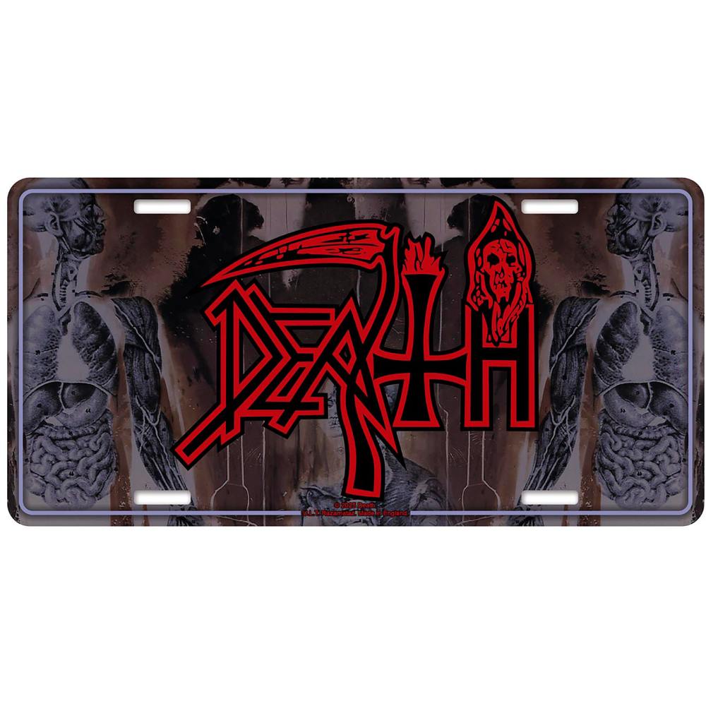 Death - Human Metallwand Zeichen - Mehrfarben